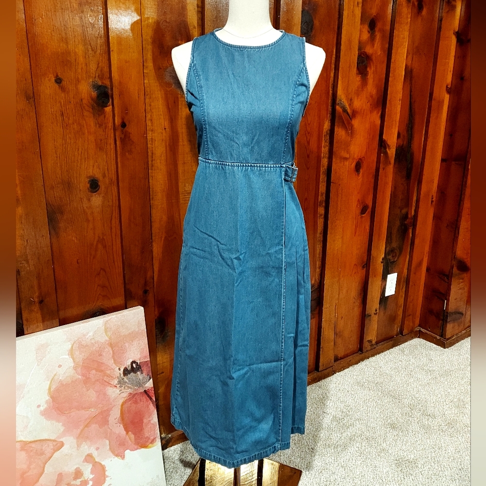 Talbots Classic Chambray Maxi Dress
